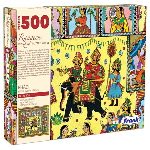 Frank Indian Art Jigsaw Puzzle Series - (500 Pieces)-Puzzles-Frank-Toycra