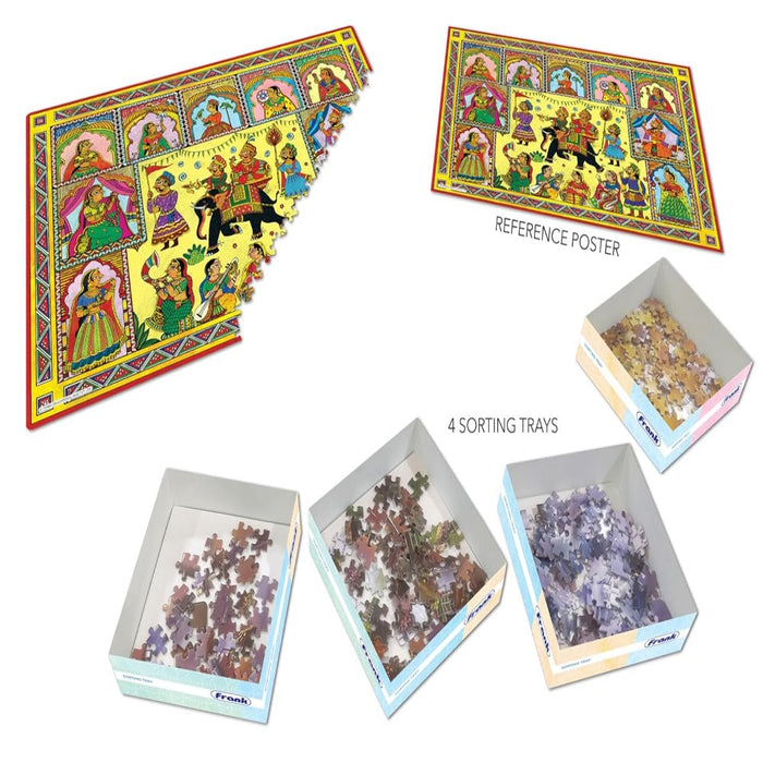 Frank Indian Art Jigsaw Puzzle Series - (500 Pieces)-Puzzles-Frank-Toycra