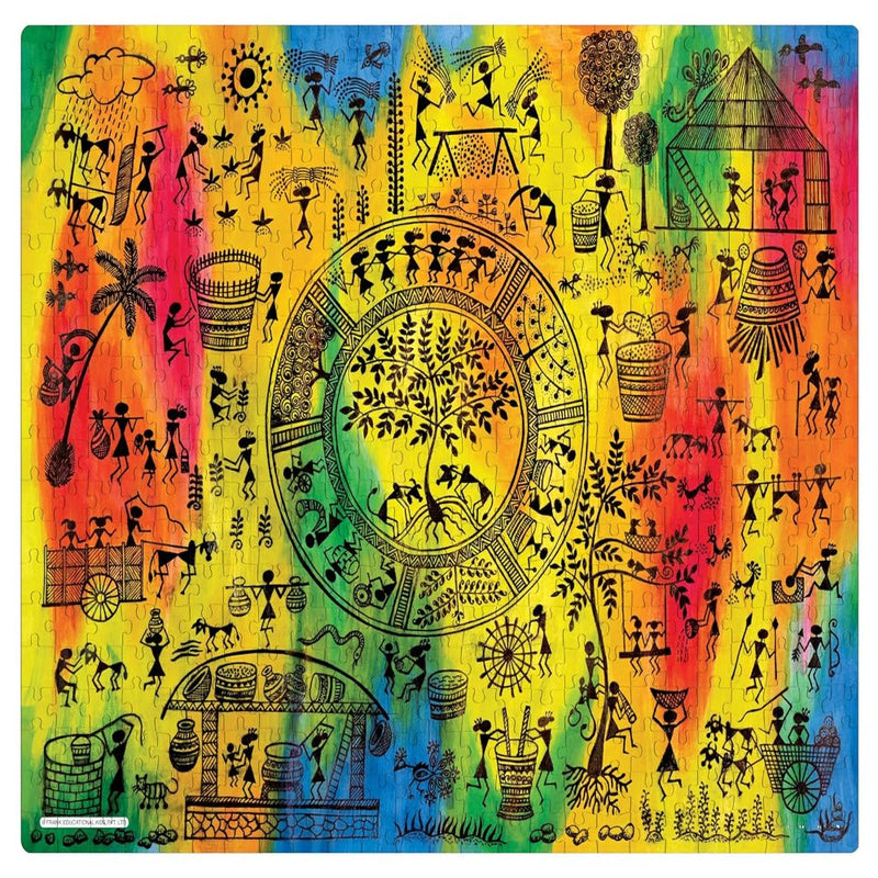 Frank Indian Art Jigsaw Puzzle Series - (500 Pieces)
