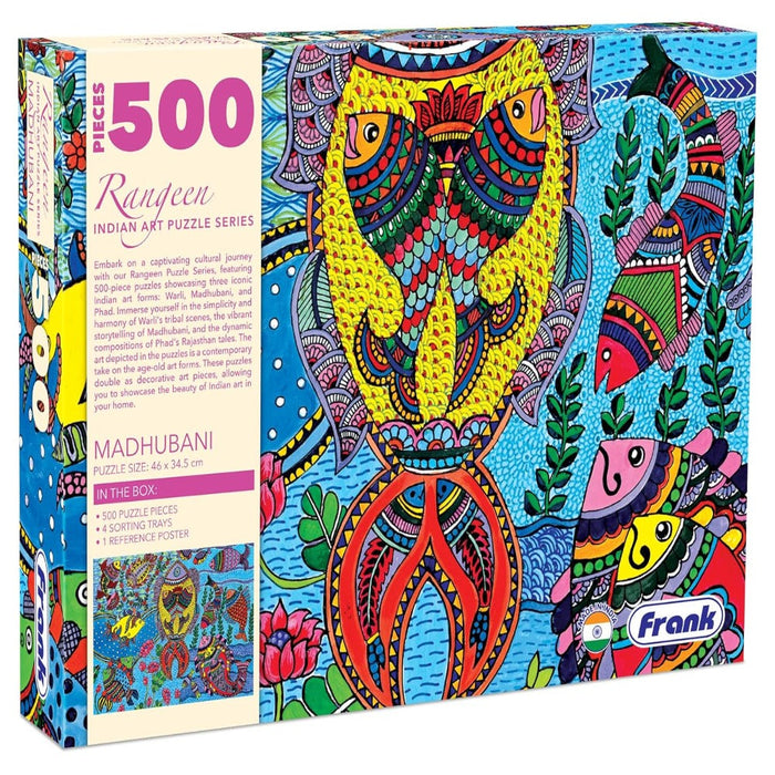 Frank Indian Art Jigsaw Puzzle Series - (500 Pieces)-Puzzles-Frank-Toycra