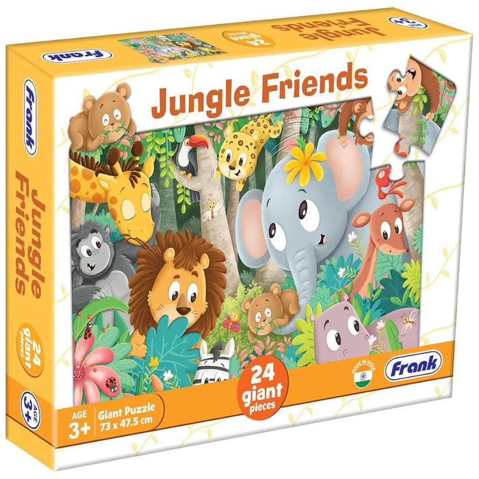 Frank Jungle Friends Giant Floor Jigsaw Puzzle-Puzzles-Frank-Toycra