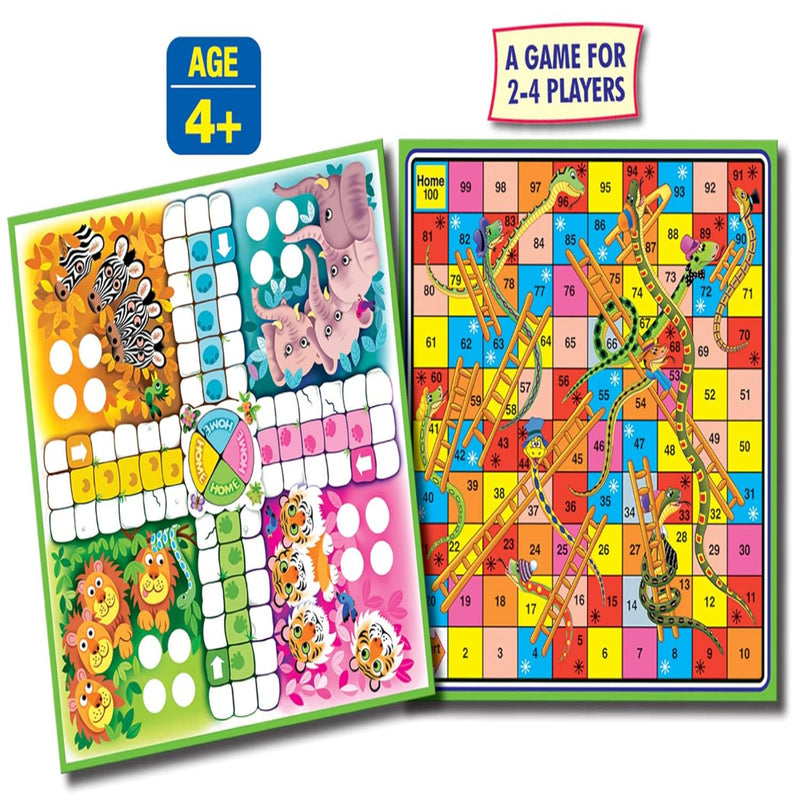 Frank Jungle Ludo and Snakes & Ladders Board Game-Board Games-Frank-Toycra