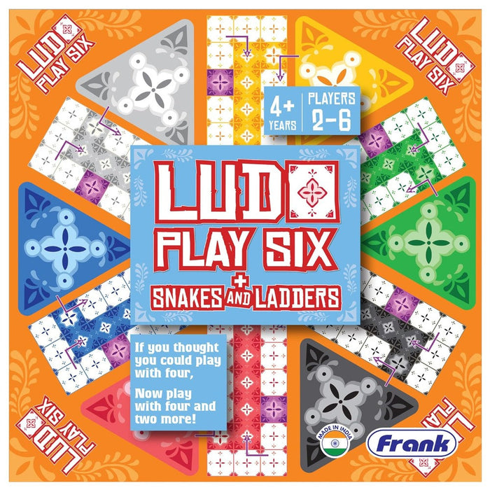 Frank Ludo Play Six Snakes And Ladders-Board Games-Frank-Toycra