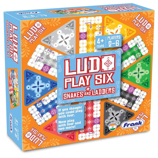 Frank Ludo Play Six Snakes And Ladders-Board Games-Frank-Toycra