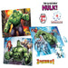 Frank Marvel Avenger The Incredible Hulk! 3 in 1 Jigsaw Puzzles - 48 Pieces-Puzzles-Frank-Toycra