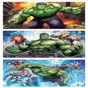 Frank Marvel Avenger The Incredible Hulk! 3 in 1 Jigsaw Puzzles - 48 Pieces