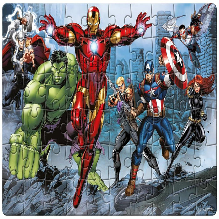 Frank Marvel Avengers Jigsaw Puzzle (60 Pieces)-Puzzles-Frank-Toycra