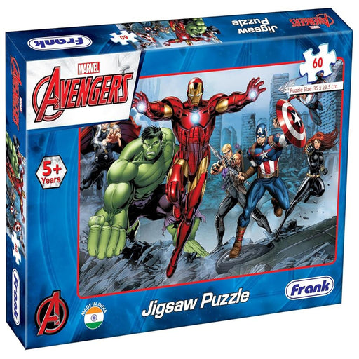 Frank Marvel Avengers Jigsaw Puzzle (60 Pieces)-Puzzles-Frank-Toycra