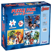 Frank Marvel Avengers Puzzles - 60 Pieces 3 in 1 Jigsaw Puzzle