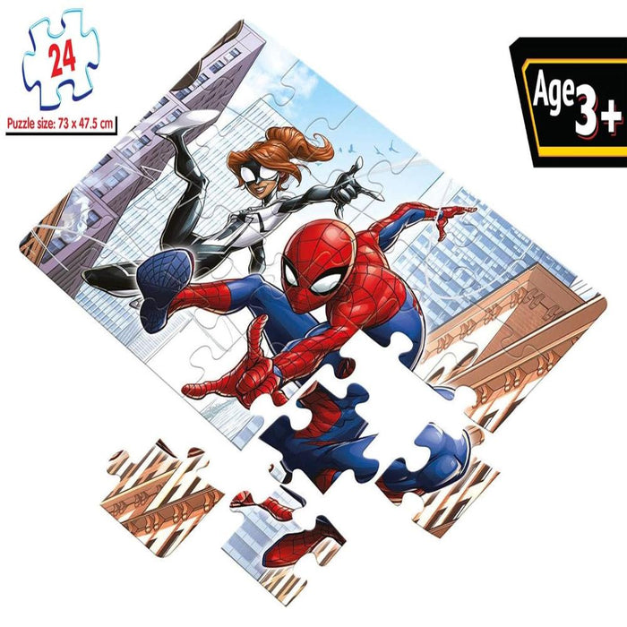 Frank Marvel Spider- Man 24 pcs Giant Floor Puzzle-Puzzles-Frank-Toycra