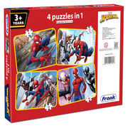 Frank Marvel Spider-Man 4 In 1 Jigsaw Puzzle (63 Pieces)