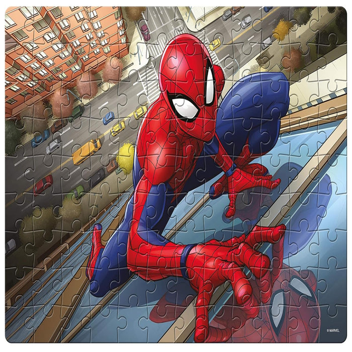 Frank Marvel Spider-Man Jigsaw Puzzle (108 Pieces)-Puzzles-Frank-Toycra