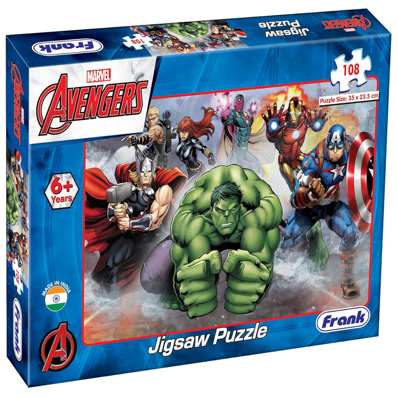 Frank Marvel's Avengers Jigsaw Puzzle (108 Pieces)