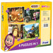 Frank Masha and The Bear - A Set of 4 Jigsaw Puzzle-Puzzles-Frank-Toycra