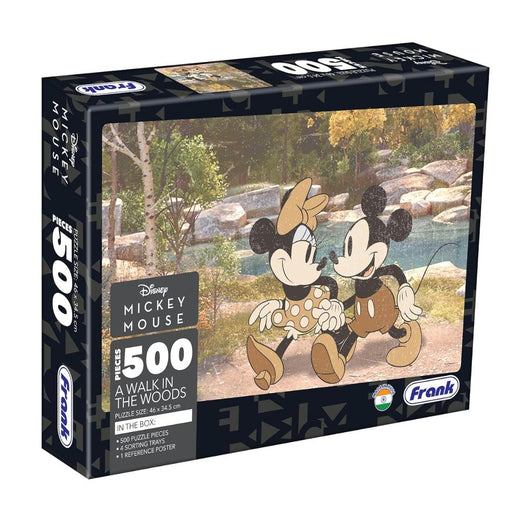 Frank Mickey Mouse- A Walk in The Woods Jigsaw Puzzle (500 Pieces)-Puzzles-Frank-Toycra