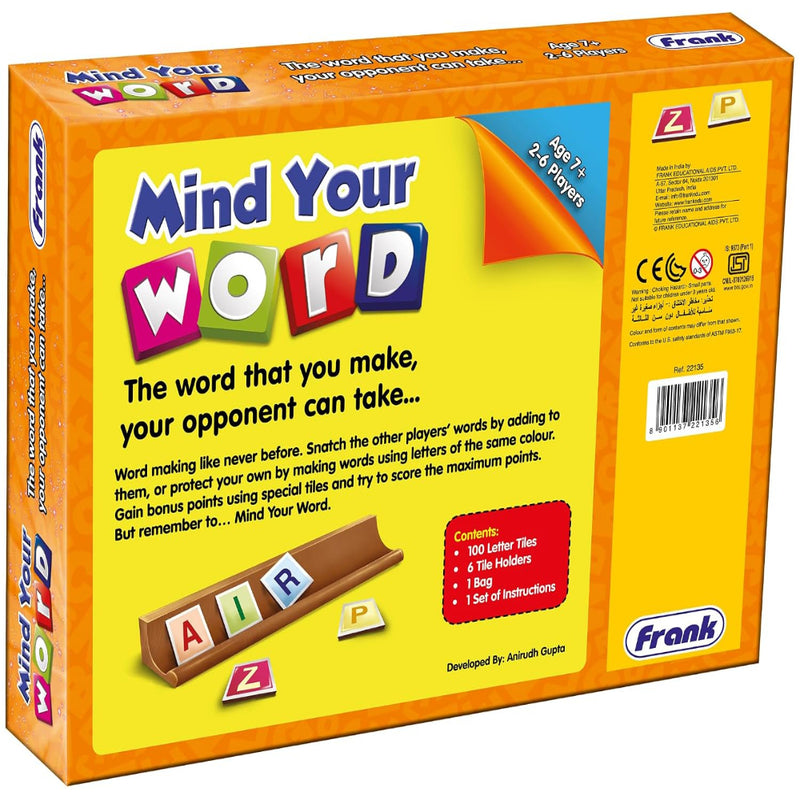 Frank Mind Your Word Board Game