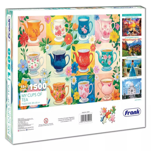 Frank My Cups Of Tea Jigsaw Puzzle (1500 Pieces)-Puzzles-Frank-Toycra