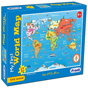 Frank My First World Map 24 Pcs– Early Learning Puzzles