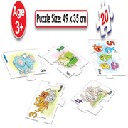 Frank Number Floor Jigsaw Puzzle