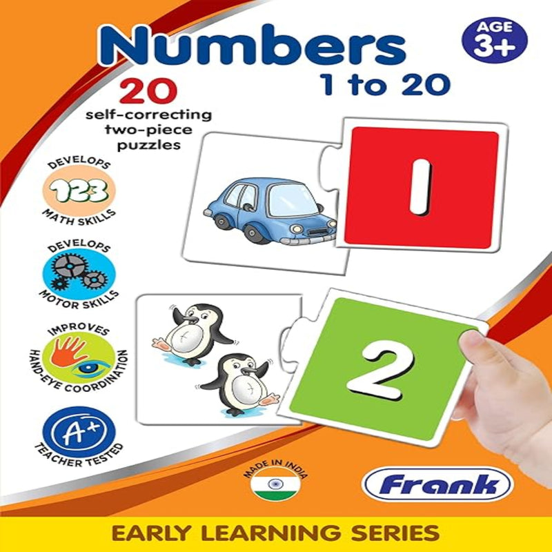 Frank Numbers 1 To 20 Early Learner Educational Jigsaw Puzzles