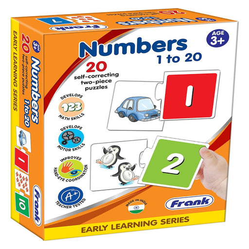 Frank Numbers 1 To 20 Early Learner Educational Jigsaw Puzzles