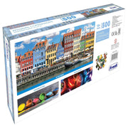 Frank Nyhavn Copenhagen Panorama Jigsaw Puzzle (500pcs)