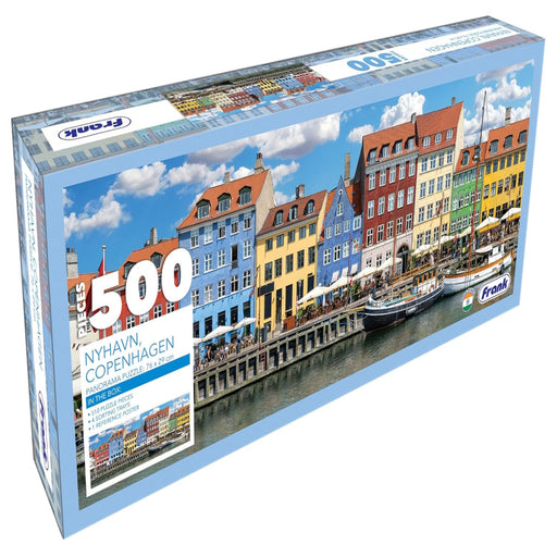 Frank Nyhavn Copenhagen Panorama Jigsaw Puzzle (500pcs)