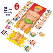 Frank Parts of My Body - 25 Self-Correcting 2 Pcs Puzzle