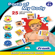 Frank Parts of My Body - 25 Self-Correcting 2 Pcs Puzzle