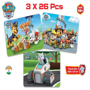Frank Paw Patrol 3 in 1 Jigsaw Puzzle (26 Pieces)