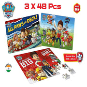 Frank Paw Patrol (48 Pieces) 3 in 1 Jigsaw Puzzle