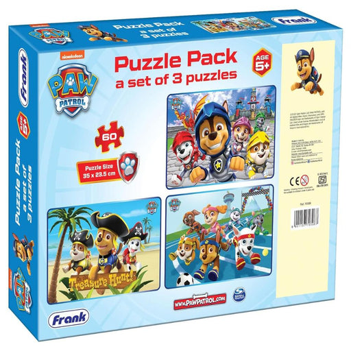 Frank Paw Patrol (60 pieces) 3 in 1 Jigsaw Puzzle-Puzzles-Frank-Toycra