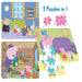 Frank Peppa Pig (26 Pieces) 3 in 1 Jigsaw Puzzle-Puzzles-Frank-Toycra