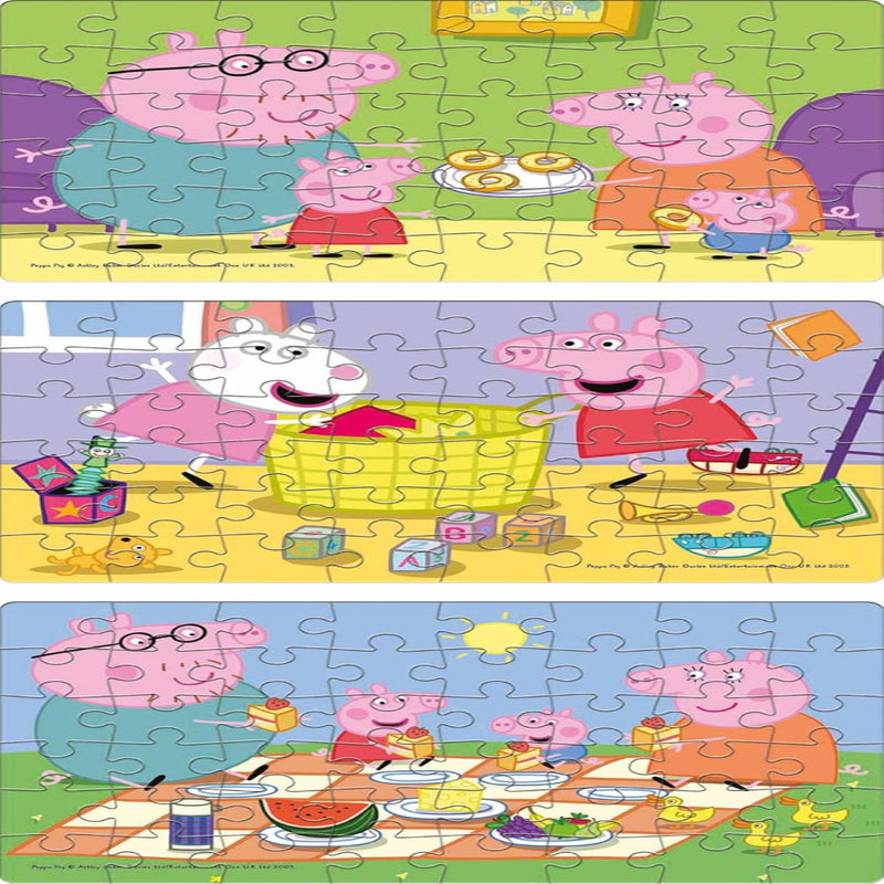 Frank Peppa Pig 3 in 1 Jigsaw Puzzle