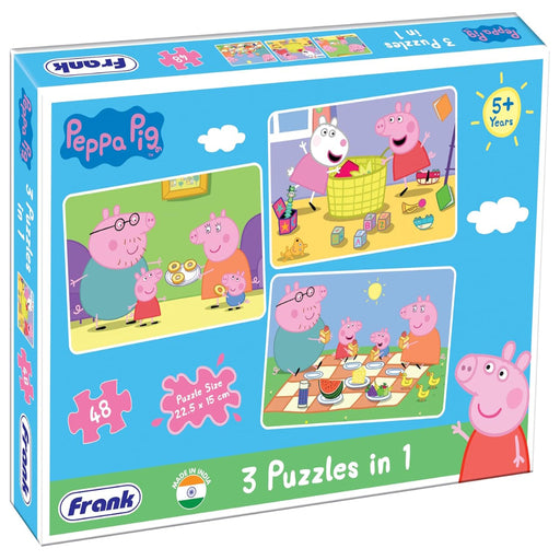 Frank Peppa Pig 3 in 1 Jigsaw Puzzle
