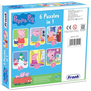 Frank Peppa Pig - A Set of 6 Jigsaw Puzzle