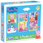 Frank Peppa Pig - A Set of 6 Jigsaw Puzzle