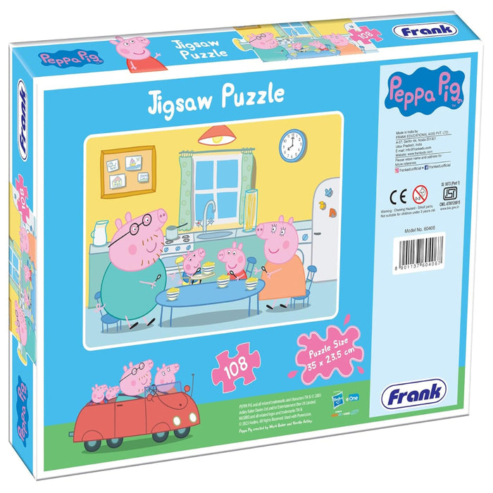 Frank Peppa Pig Jigsaw Puzzle -108 Piece-Puzzles-Frank-Toycra