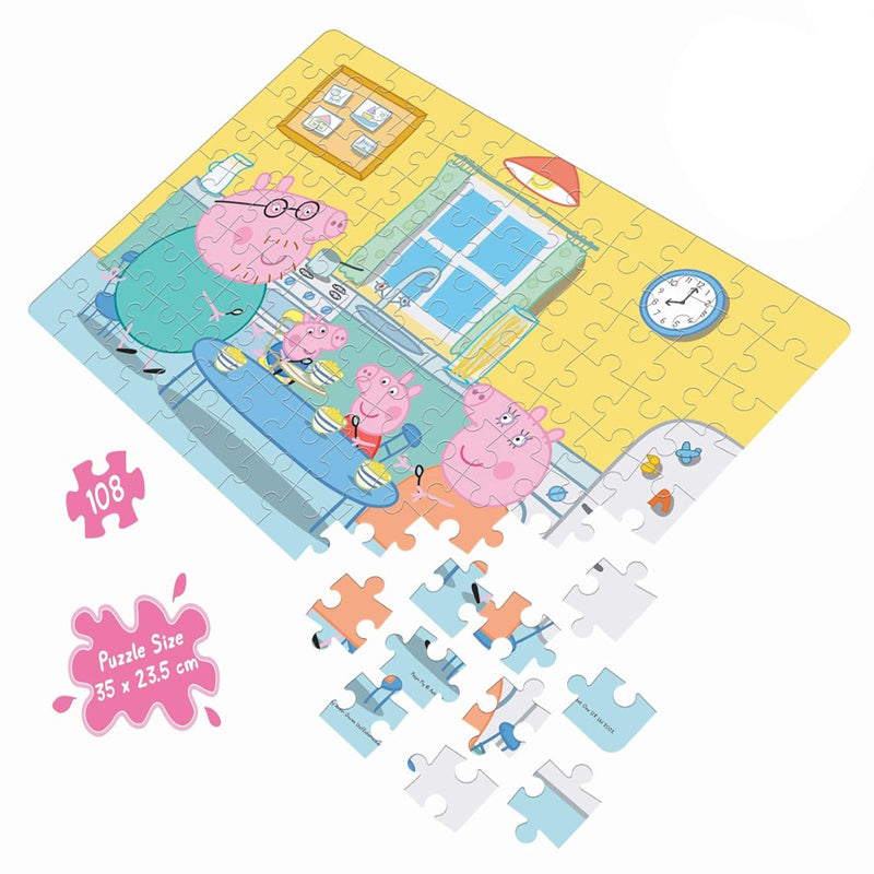 Frank Peppa Pig Jigsaw Puzzle -108 Piece