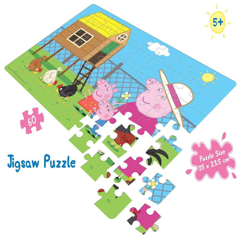 Frank Peppa Pig Jigsaw Puzzle (60 Pieces)