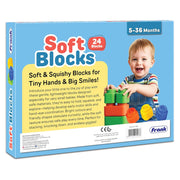 Frank Soft Blocks – 24 Colorful Soft Building Blocks