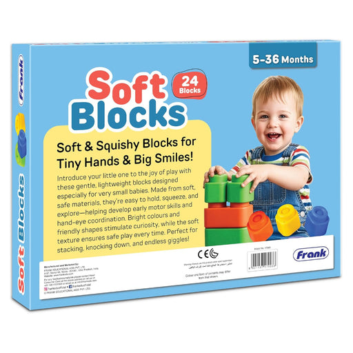 Frank Soft Blocks – 24 Colorful Soft Building Blocks