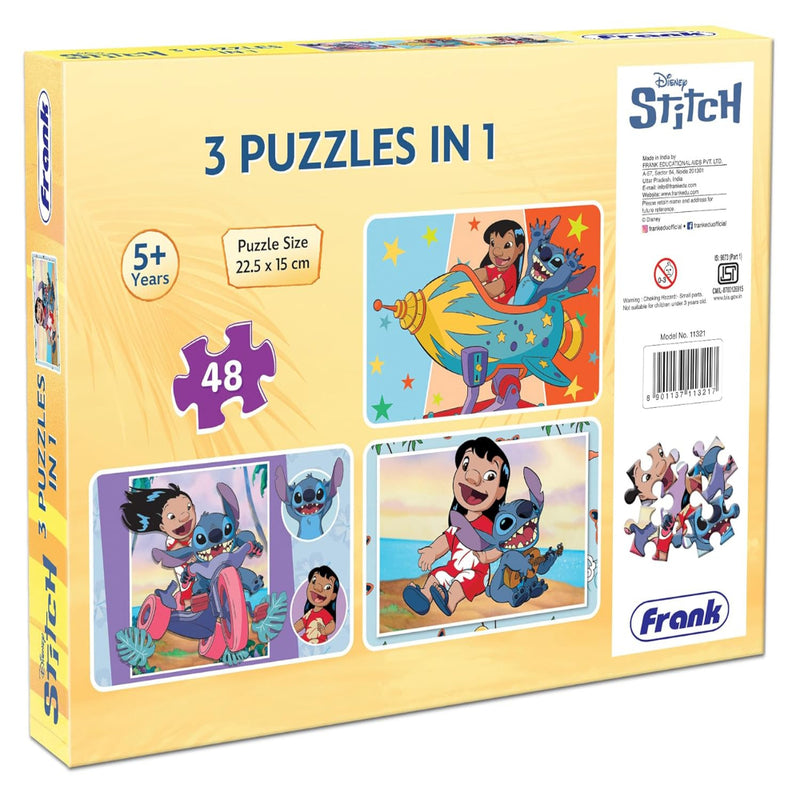 Frank Stitch 3 in 1 Puzzles - 48 Pieces