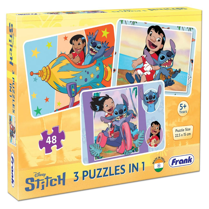 Frank Stitch 3 in 1 Puzzles - 48 Pieces