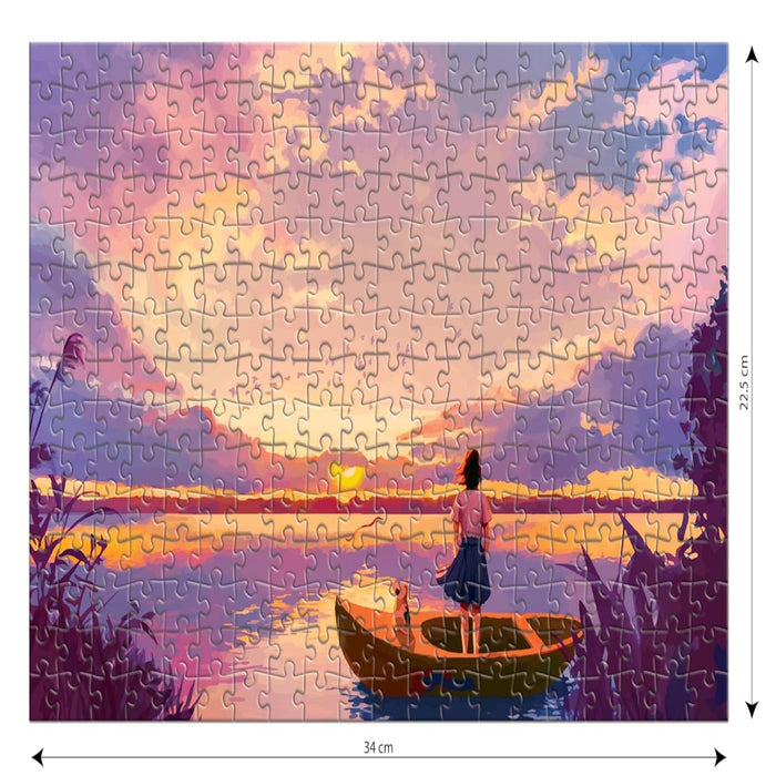 Frank Sunset View 300 Pieces Jigsaw Puzzles-Puzzles-Frank-Toycra