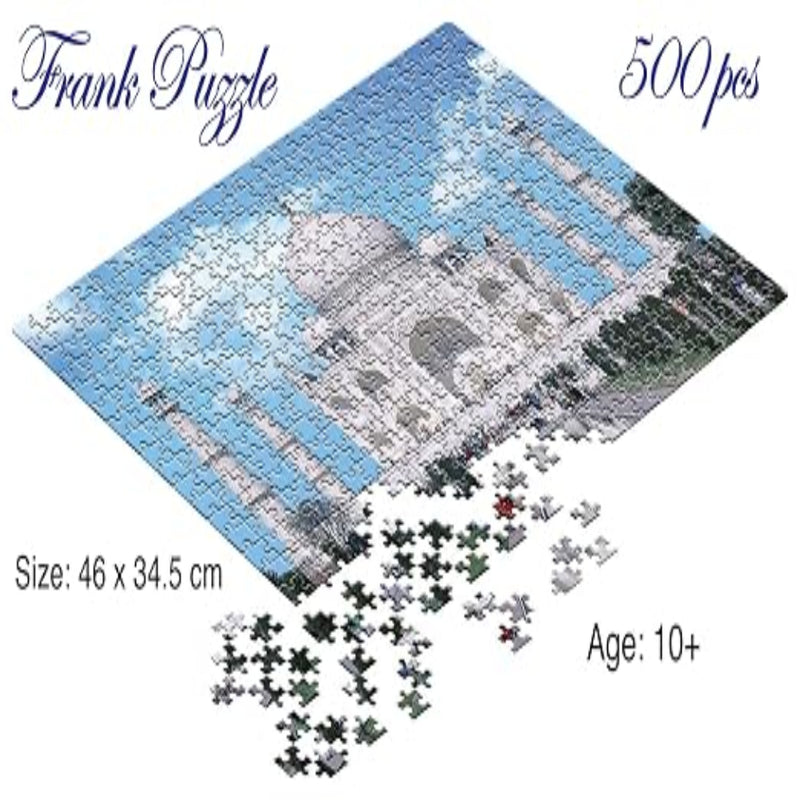 Frank Taj Mahal 500 Piece Jigsaw Puzzle