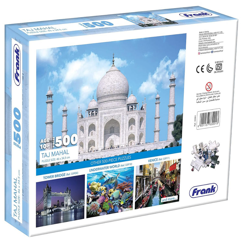 Frank Taj Mahal 500 Piece Jigsaw Puzzle