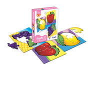 Frank Travel Time, The Jungle, On Road, Animals, Fruits & Vegetables Jigsaw Puzzle