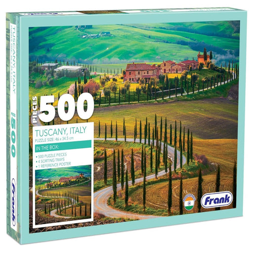 Frank Tuscany, Italy Jigsaw Puzzle - 500 Pieces-Puzzles-Frank-Toycra