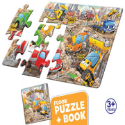 Frank Under Construction Puzzle & Book